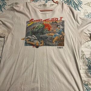 Street Fighter II Graphic Tee - White